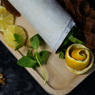 Çiğ köfte dürüm